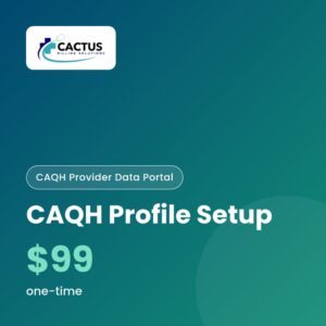 CAQH Profile Setup (one-time)