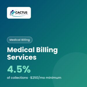 Medical Billing Sign-up (4.5% of collections; $250/mo minimum)